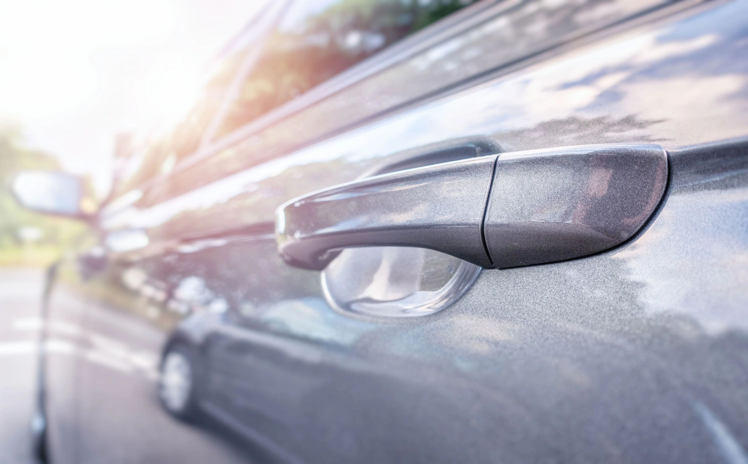 Car door handle image for testimonial section