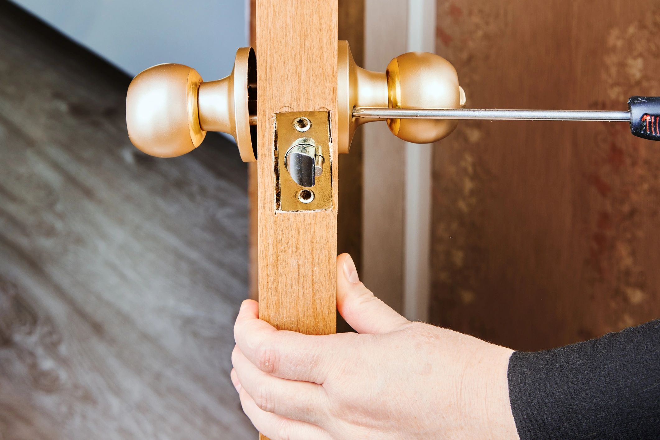 Door lock installation and repair