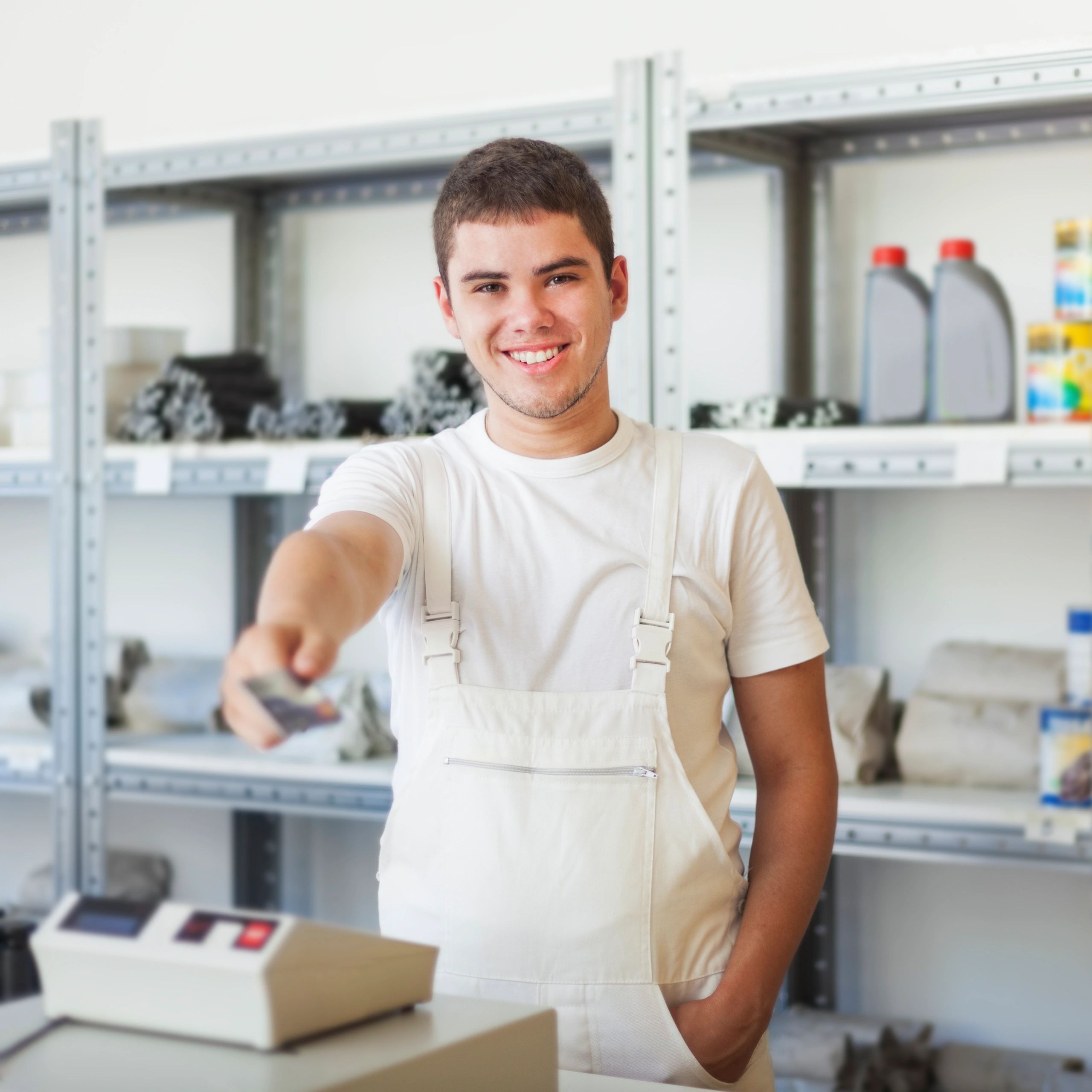 Friendly locksmith team member